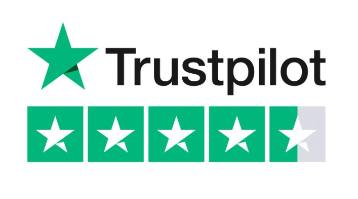 Trustpilot 4,5 ud af 5